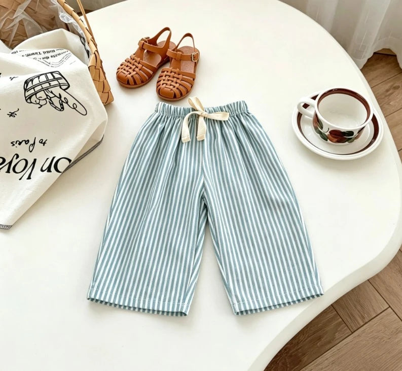 Pantalon Enfant Rayé 0-6 ans – Coupe Confortable