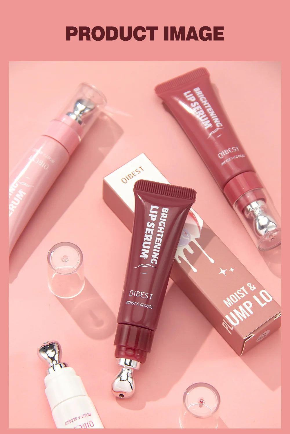 Sérum Repulpant & Gloss Hydratant pour les Lèvres — Effet Volumateur Naturel