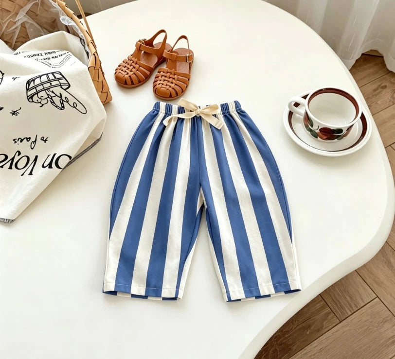 Pantalon Enfant Rayé 0-6 ans – Coupe Confortable