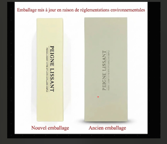 Brosse Lissante Chauffante LCD sans fil"