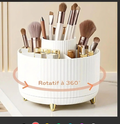 Organisateur de Maquillage Rotatif 360° — Support Pinceaux & Cosmétiques (5 Compartiments)