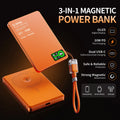 Batterie Externe Magnétique 3-en-1 avec Écran LCD